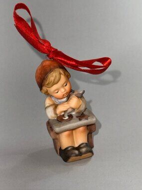 Vintage Hummel Christmas Ornament Goebel Berta Figurine Germany Cookie Baker